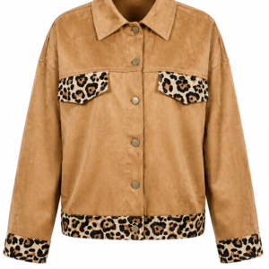 Chaqueta Gamuza Animal Print